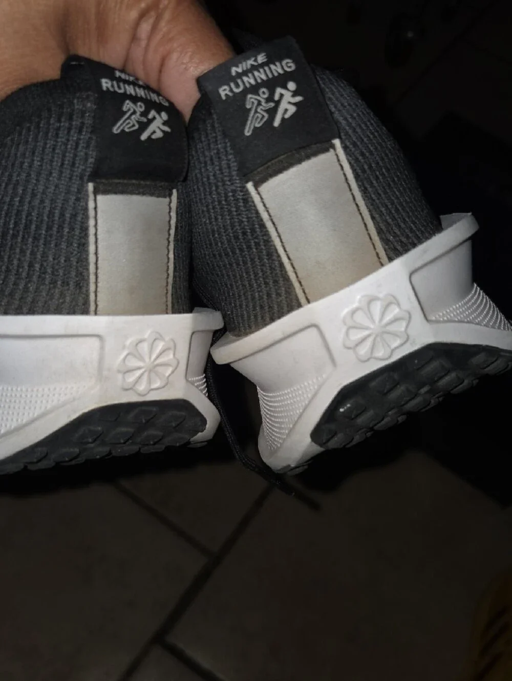 Nike Black and White Men’s Running Sneakers